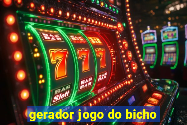 gerador jogo do bicho